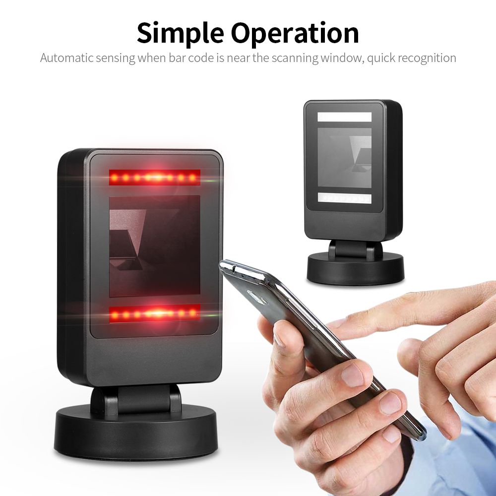 Scanning Platform 1D/2D Barcode Scanner USB Wired Bar Code