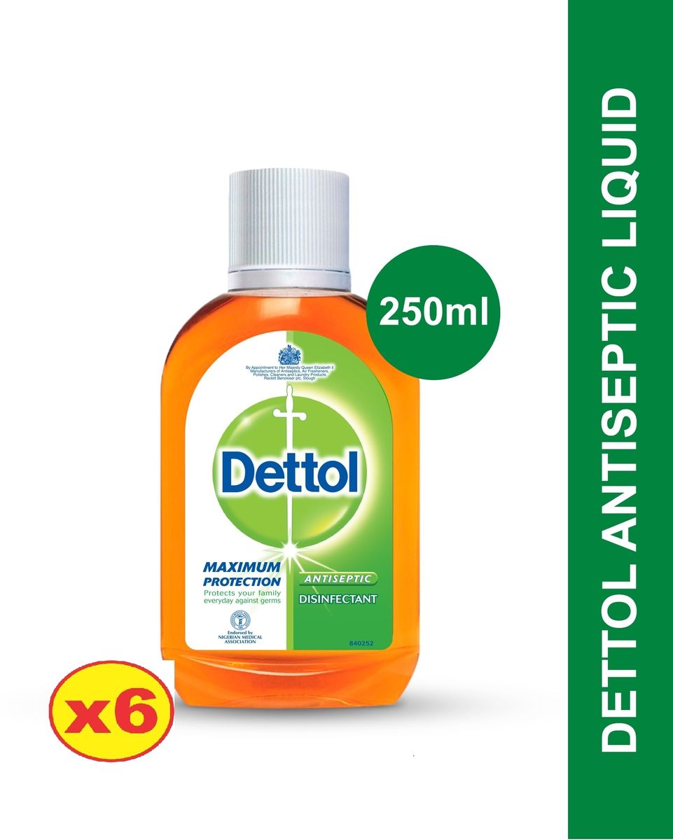 Antiseptic Liquid Disinfectant 250ml (5 +1 Free) Promo