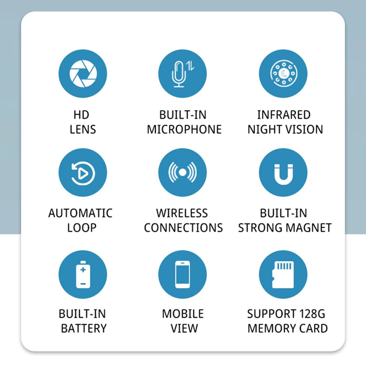 Mini WiFi Camera  APP Remote 1080P Camera IR Wireless Camera