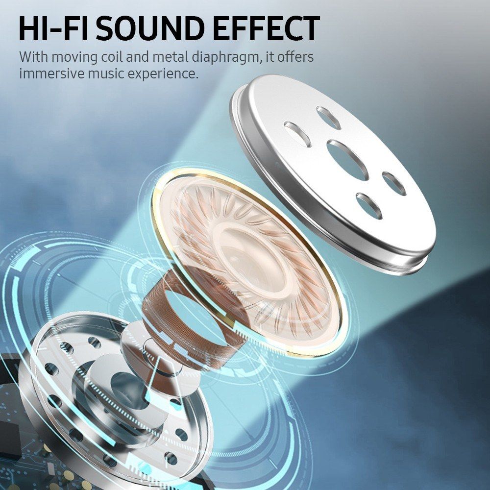 BT 5.0 Headset Lightweight Sports Headphone Support TF Card