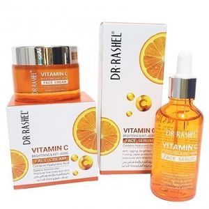 2 In 1 Vitamin C Brightening Face Cream And Serum (Dr Rashell)