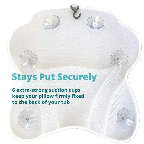 Luxurious Bath Pillow For Women & Men Ergonomic Bathtub