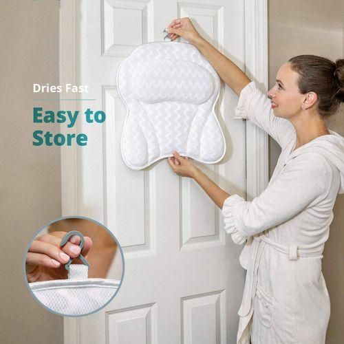 Luxurious Bath Pillow For Women & Men Ergonomic Bathtub