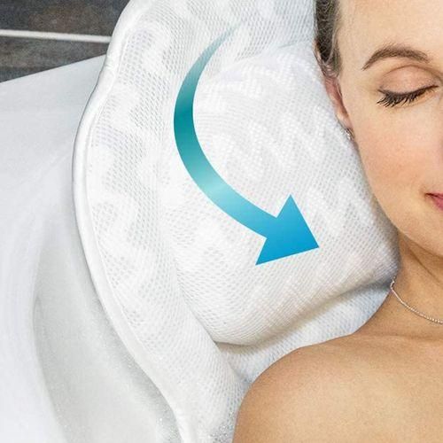 Luxurious Bath Pillow For Women & Men Ergonomic Bathtub