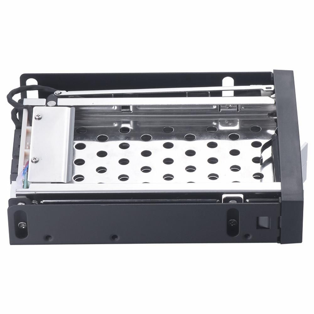 2.5 inch Internal Dual Slot Tool-free Hard Disk Rack Support Two 2.5 inch SATA HDD/SSD Safety Lock Design Support Hot Plug
