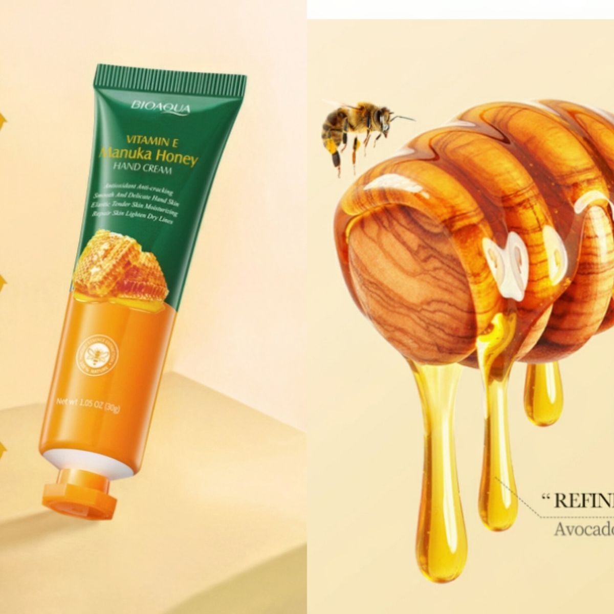 Manuka Honey Milk Hand Cream Anti-Dryness , Anti Chapping