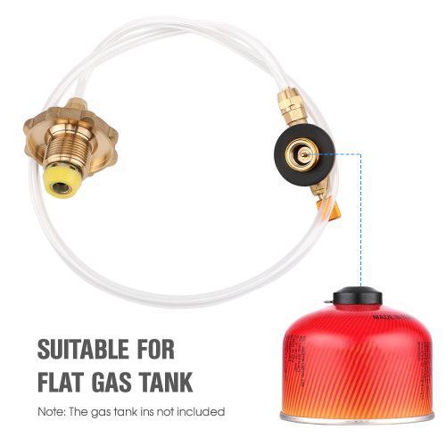 Outdoor Camping Gas Stove Adapter Gas Tank Refilling Pipe