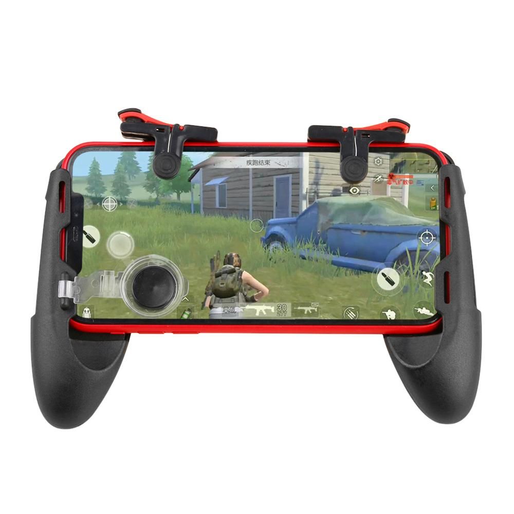 5 In 1Moible Controller Free Fire Button L1 R1 Triggers Gamepad Game Pad Grip Joystick For IPhone Android For Shooter Game PUBG