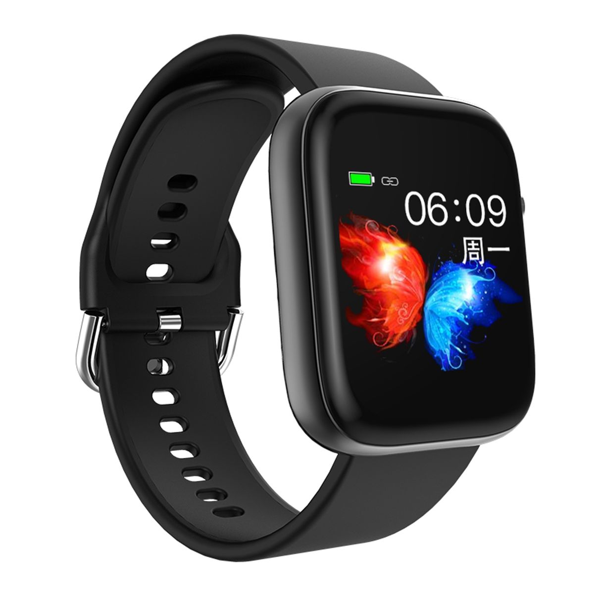 T3M 1.3 Inch Color Screen Music Smart Bracelet, Built-in MP3, Support Sleep Monitor / Heart Rate Monitor / Blood Pressure Monitor(Black)