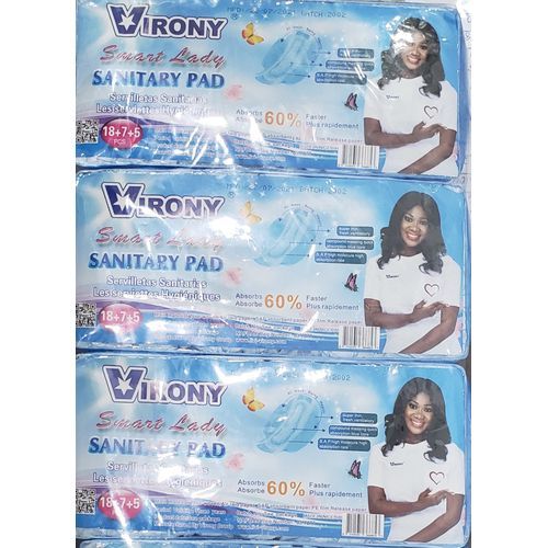 Smart Lady Sanitary Pad (30 Counts X 3packs)