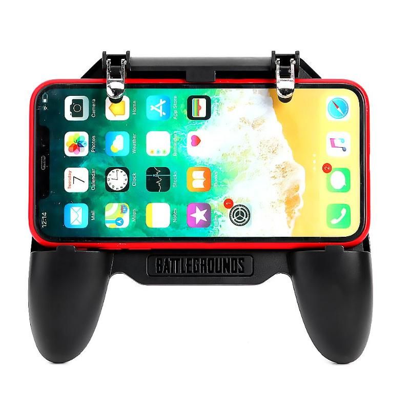 VODOOL SR Cooling Fan Mobile Phone Gaming Gamepad For PUBG Mobile Game Trigger Fire Button Shooter Controller For IPhone Android
