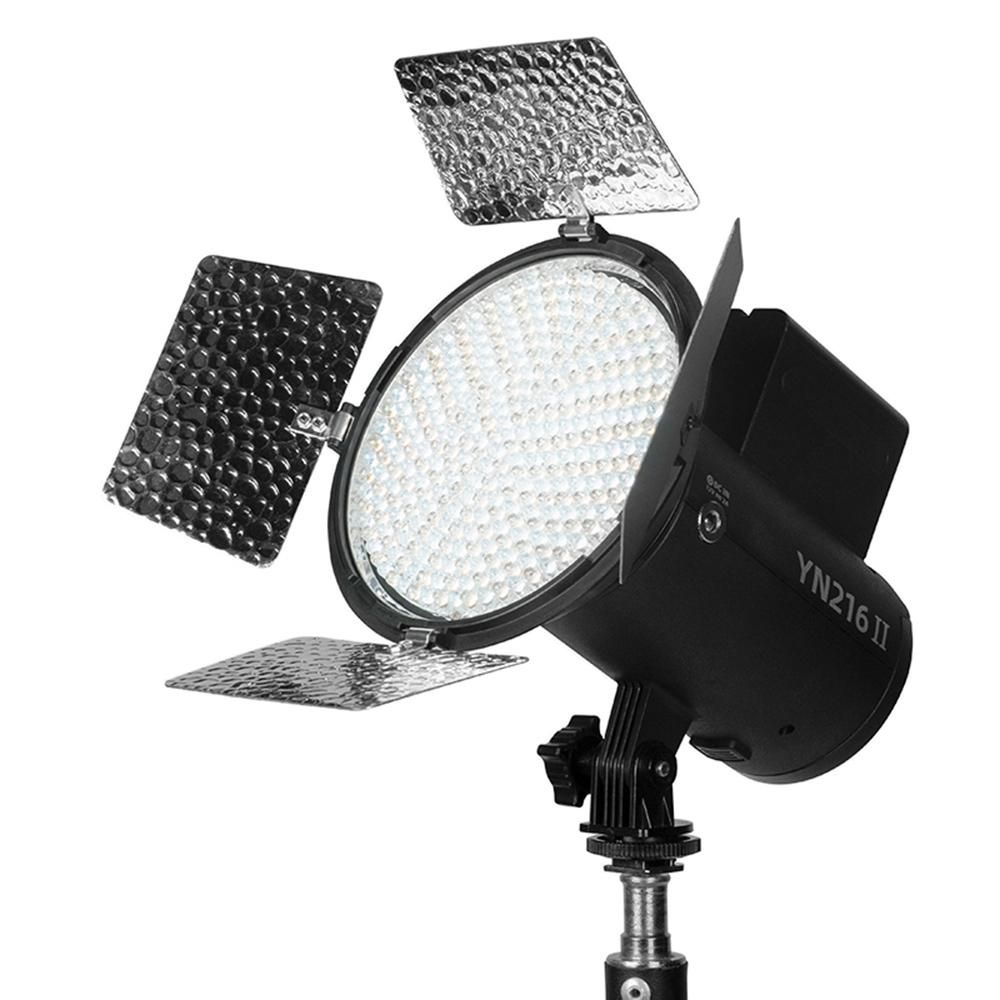 YONGNUO YN216II Bi-Color LED Video Light 24W High Power Photography Light 2700K-9900K Dimmable 332pcs Beads Support Remote Control for Live Streaming Home Studio Comercial Photography