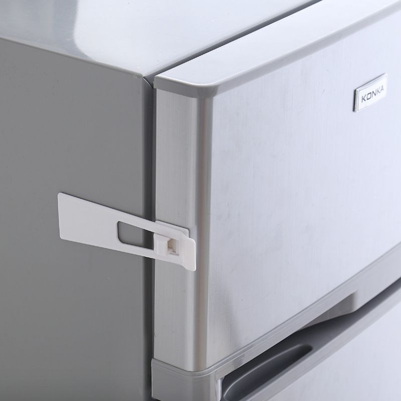 New Baby Trapezoidal Multifunctional Safety Lock Child Anti-pinch Hand Sliding Door Refrigerator