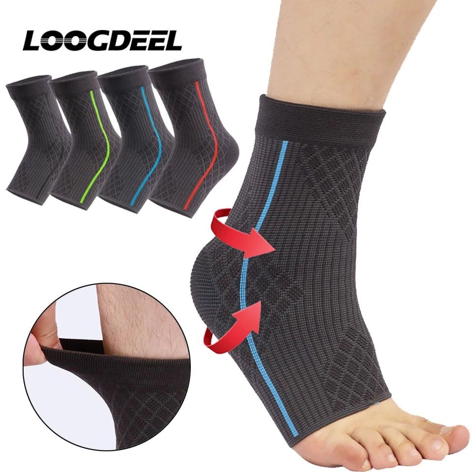 1Pcs 3D Compression Nylon Ankle Support Protector Football Basketball Ankle  Protective Uni Foot Protective Gear-G-01