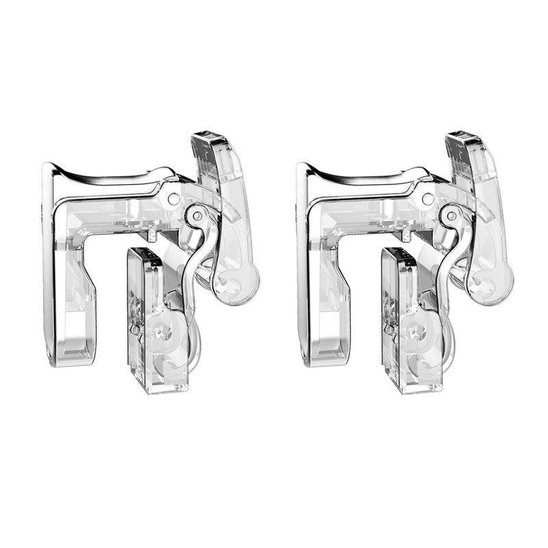 HobbyLane Transparent Eat Chicken Artifact Game Phone Mobile Gaming Trigger Fire Button Handle For L1R1 Shooter Controller D15