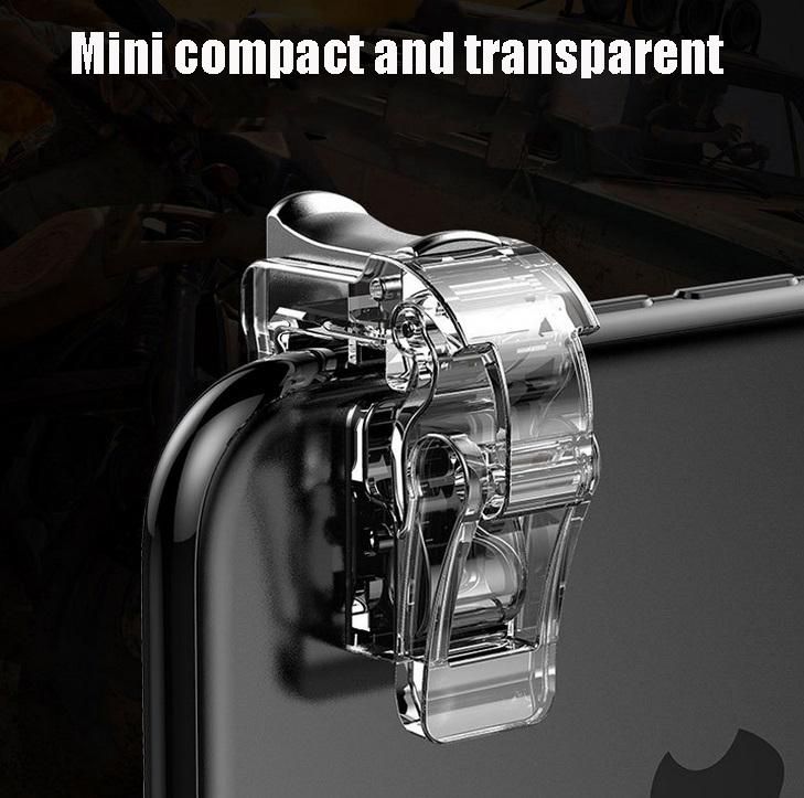 HobbyLane Transparent Eat Chicken Artifact Game Phone Mobile Gaming Trigger Fire Button Handle For L1R1 Shooter Controller D15