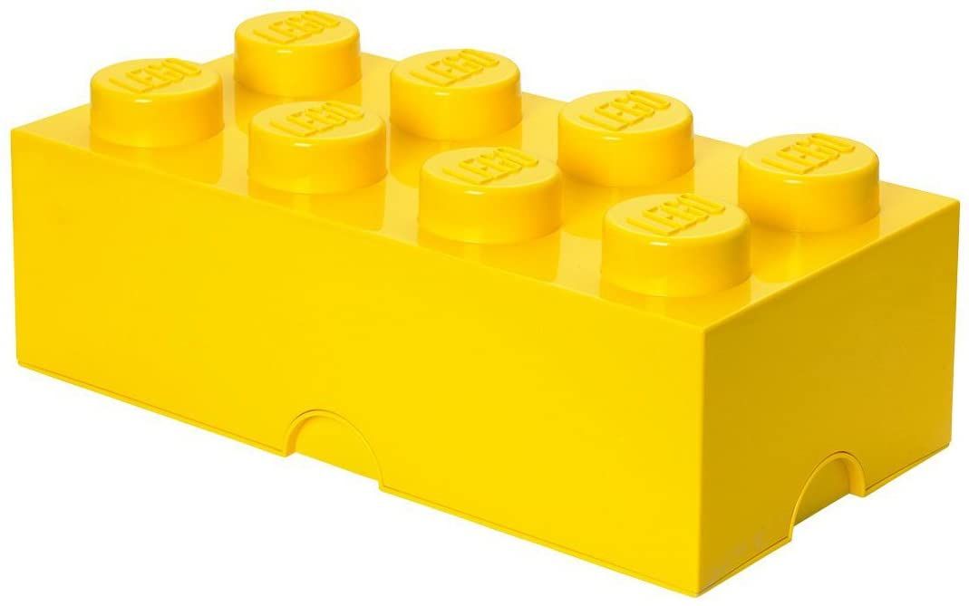 Room Copenhagen Brick 8 Knobs Stackable Storage Box - Yellow