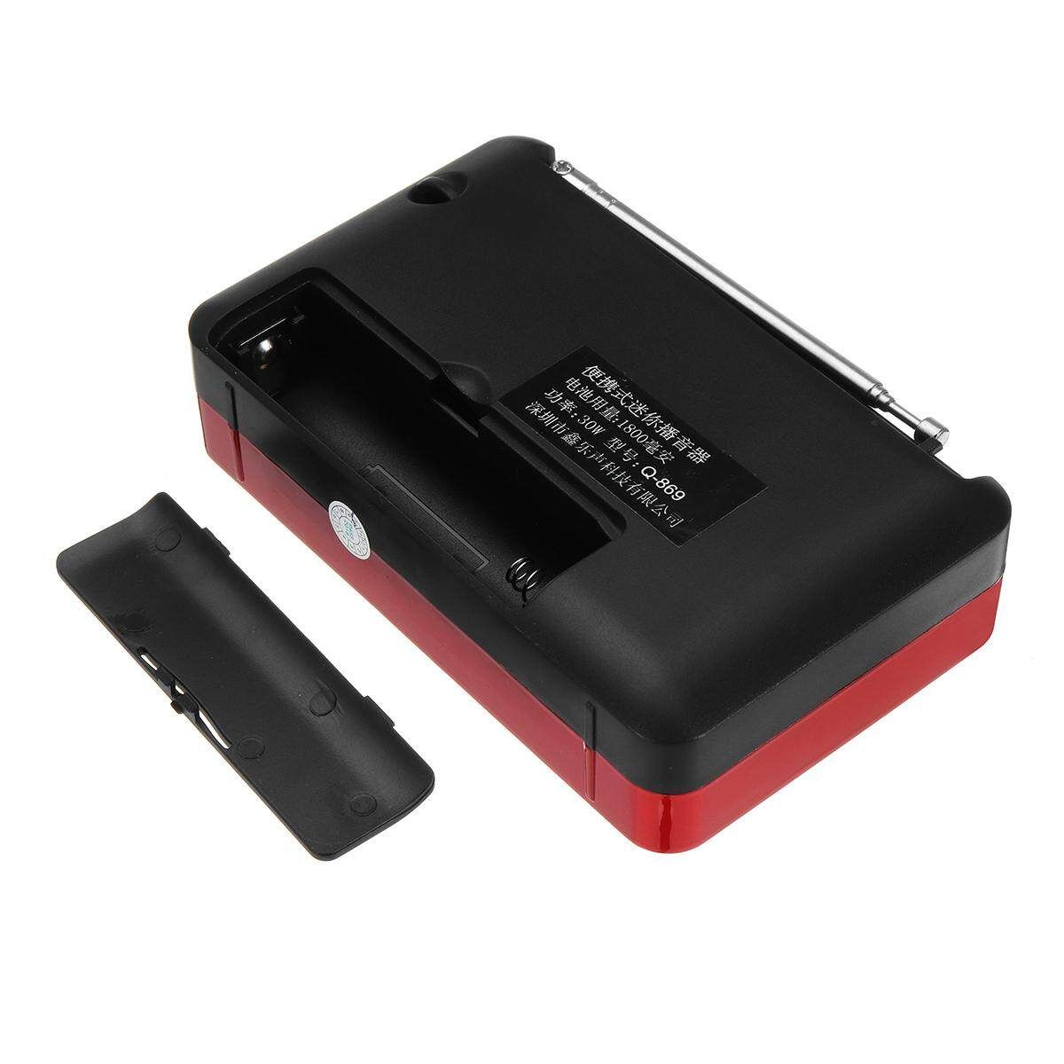 Portable Bible Player Audio Speaker Rechargeable FM Radio TF USB 3.5mm Digital