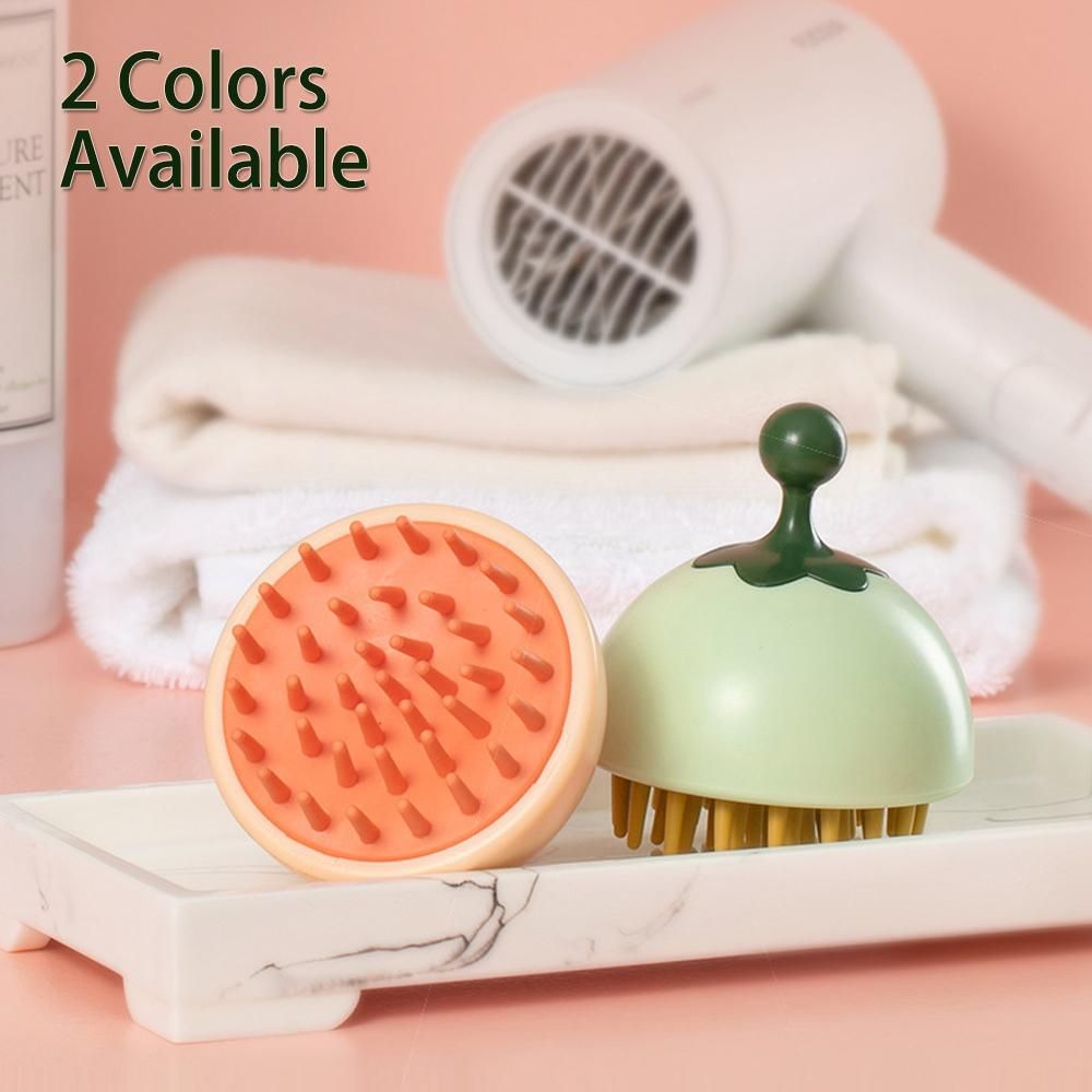 Hair Shampoo Massage Brush, Scalp Care Brush with Soft Silicone Bristles Scalp Massager for Hair Care and Head Relaxation