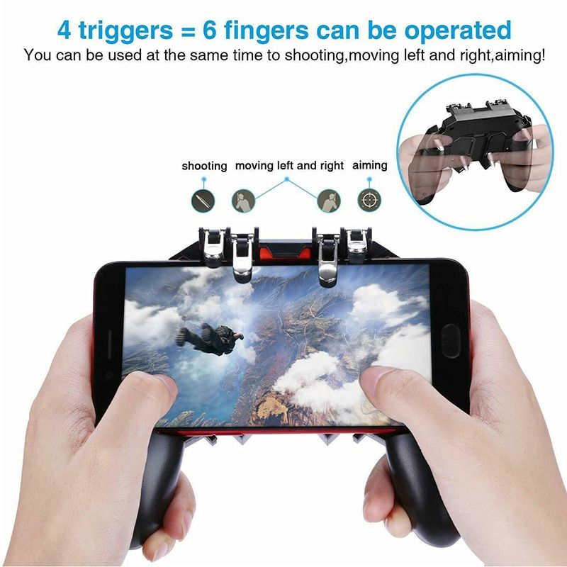 Gamepad Gaming Controller For IPhone 7 Samsung A50 S10 Note10 + Mobile Controller Controlador Pubg Joystick Telefon Oyun Konsolu