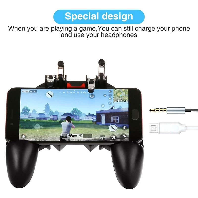 Gamepad Gaming Controller For IPhone 7 Samsung A50 S10 Note10 + Mobile Controller Controlador Pubg Joystick Telefon Oyun Konsolu