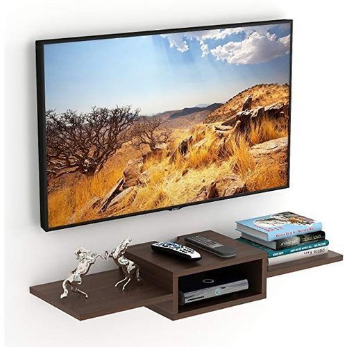 1unit Floating DVD/DSTV Remote Control Wall Shelf (brown)