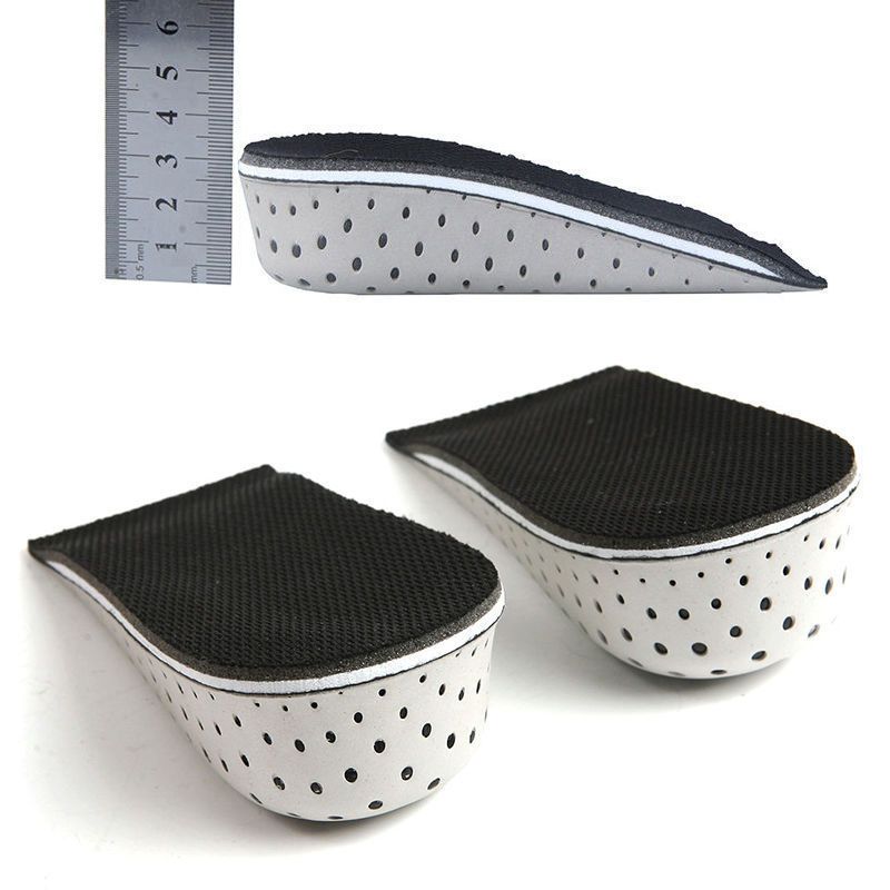 1 Pair Women Men Comfortable Height Increase Insole Unisex Insert Memory Foam Insoles Shoes Full Hlaf Pad Cushion Gift(#half Insoles)