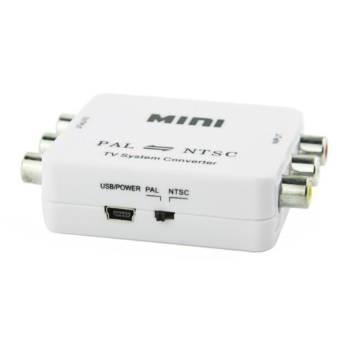New Converter Switcher PAL/NTSC/SECAM To PAL/NTSC Mini Bi-directional TV System