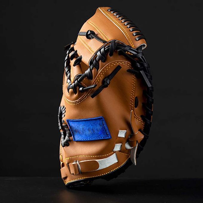Baseball Glove Batting  Catcher'S Mitt 12.5" For Training Brown