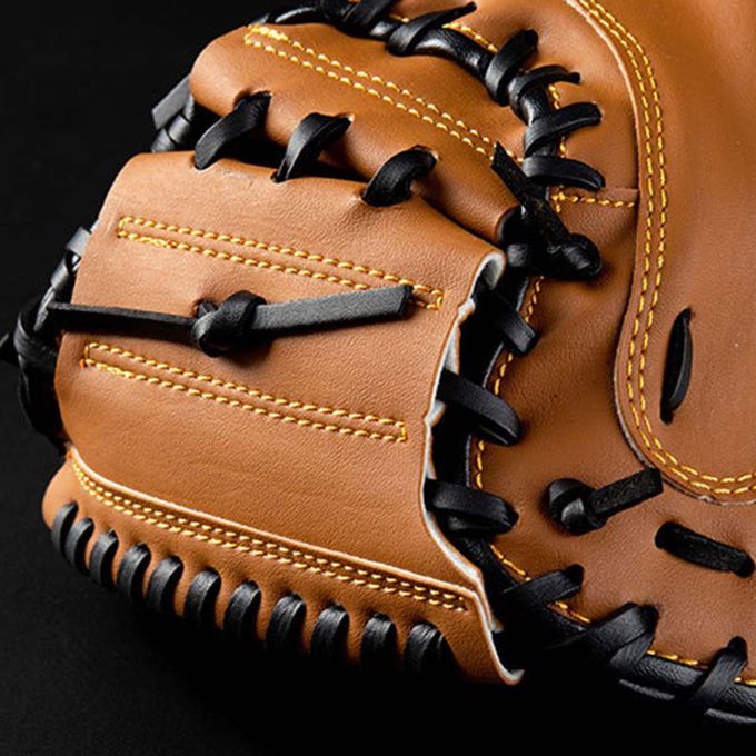 Baseball Glove Batting  Catcher'S Mitt 12.5" For Training Brown