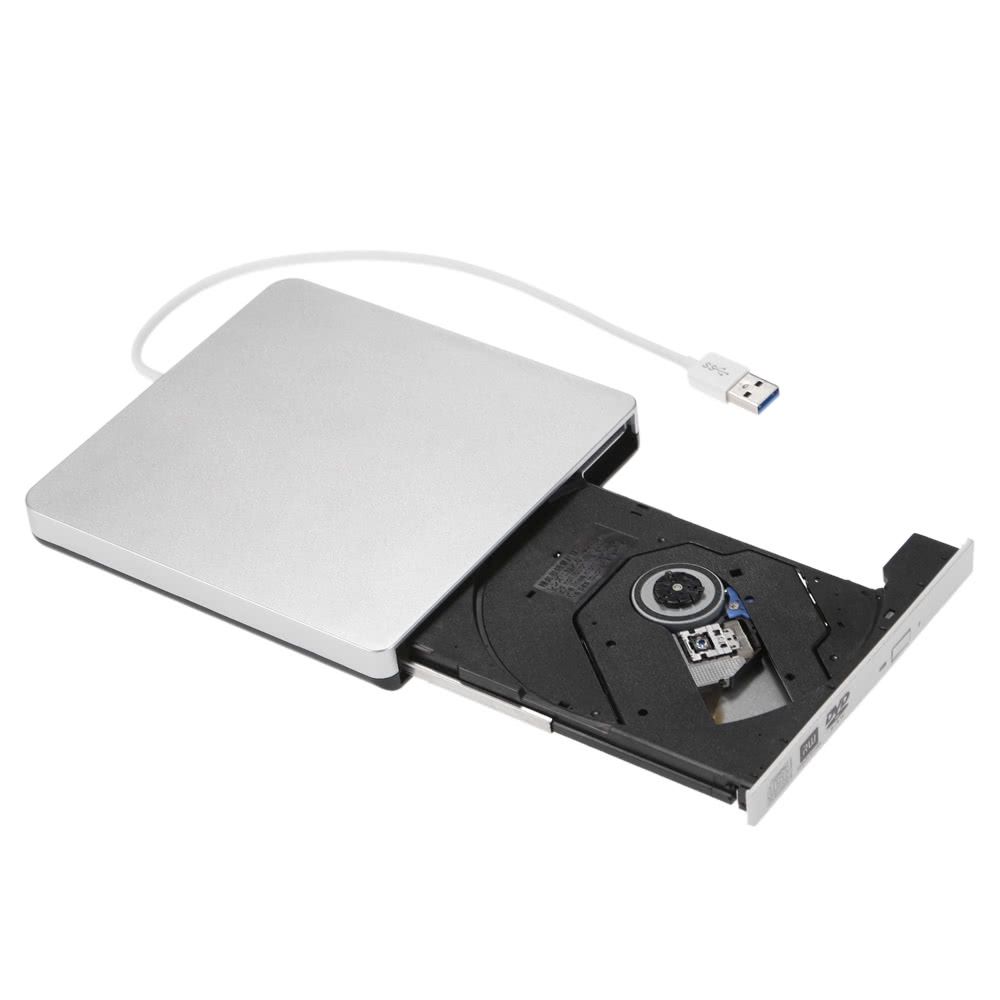 USB 3.0 Portable Ultra Slim External CD-RW DVD-RW CD DVD ROM