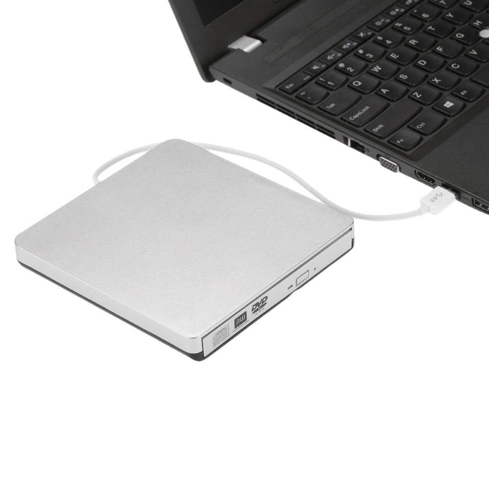 USB 3.0 Portable Ultra Slim External CD-RW DVD-RW CD DVD ROM
