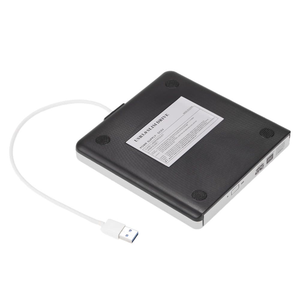 USB 3.0 Portable Ultra Slim External CD-RW DVD-RW CD DVD ROM