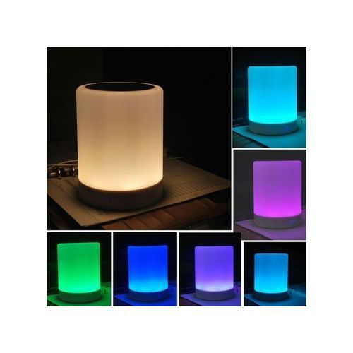 Portable Wireless Bluetooth Smart Speaker Touch LED Lamp