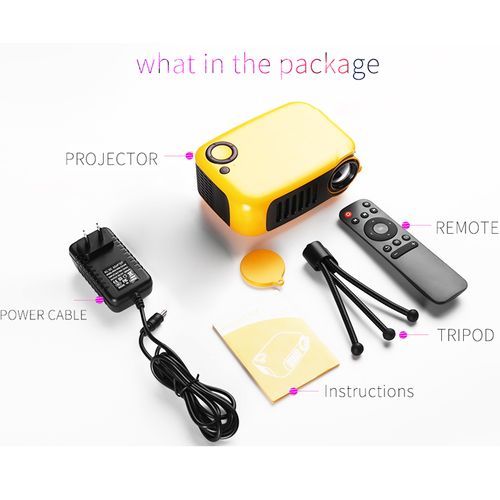 Portable Projector 1080P Small Home Theater Projection