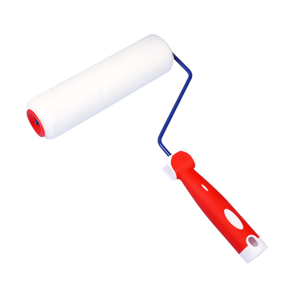 9 Inch Paint Roller with Handle House Paint Brush Roller Frame with 2 Covers Household Painting Tools for Home Decoration Improvement