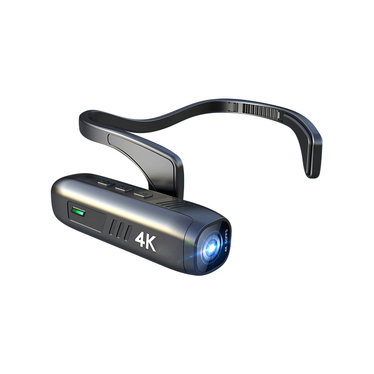 4K 30FPS Head Mounted Camera Wearable WiFi Video Camcorder Camera 120°Wide Angle Lens Anti-Shake APP Control Camera
