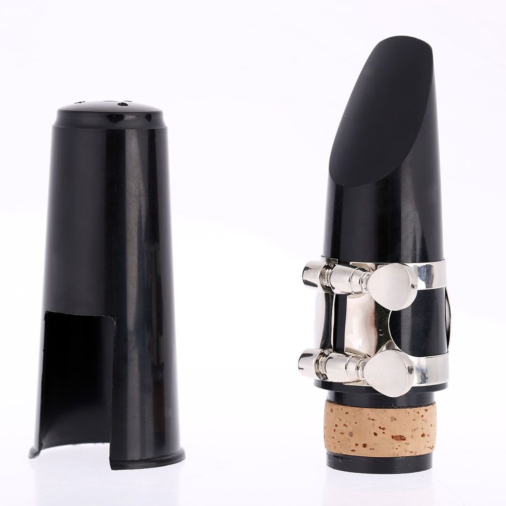 Clarinet Clarionet Mouthpiece Plastic With Cap Metal Buckle