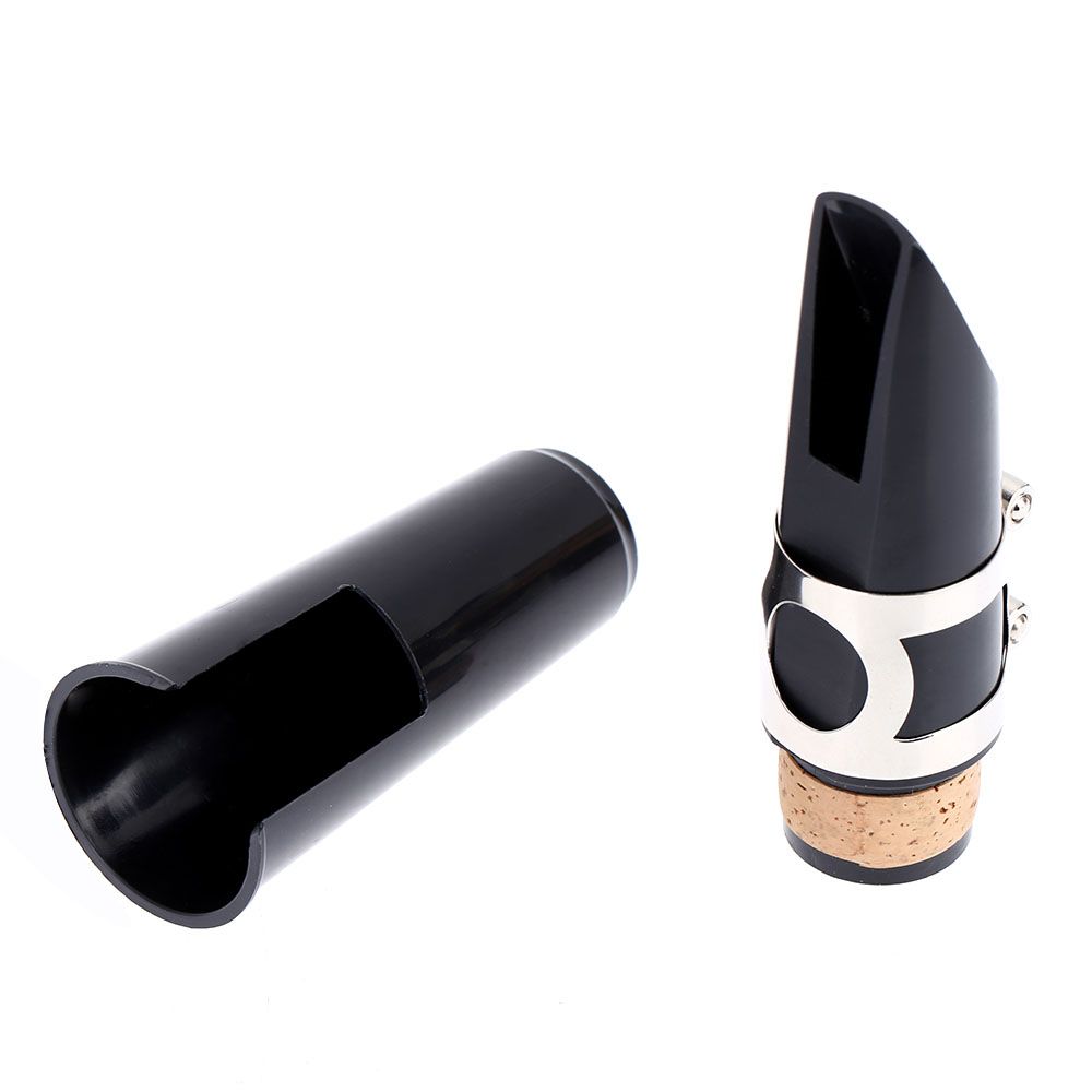 Clarinet Clarionet Mouthpiece Plastic With Cap Metal Buckle
