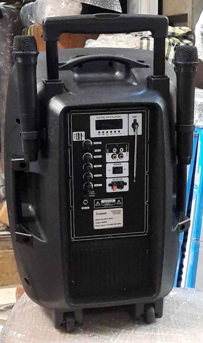 Portable 15" Rechargeable Bluetooth Public Address System