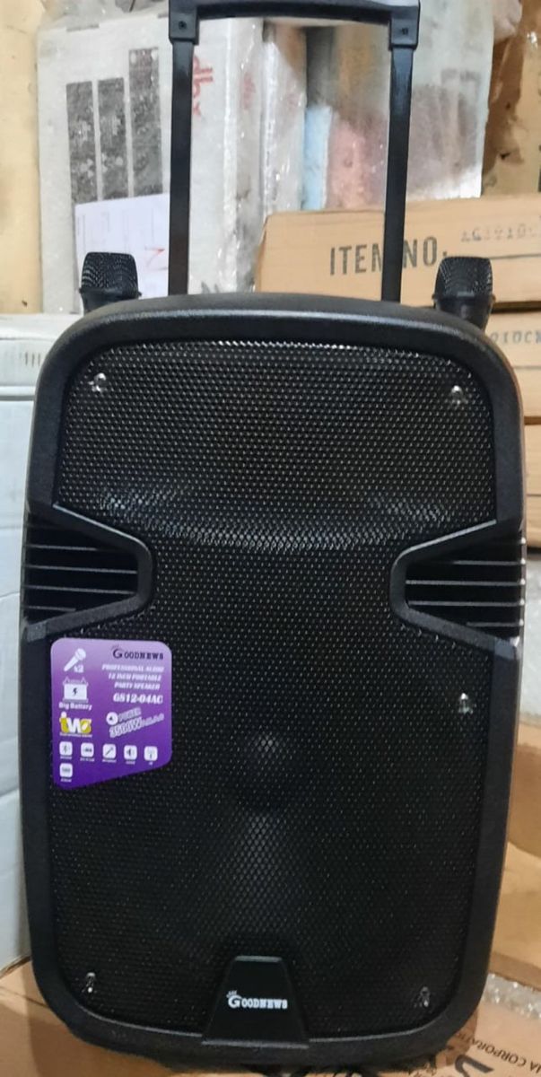 Portable 15" Rechargeable Bluetooth Public Address System