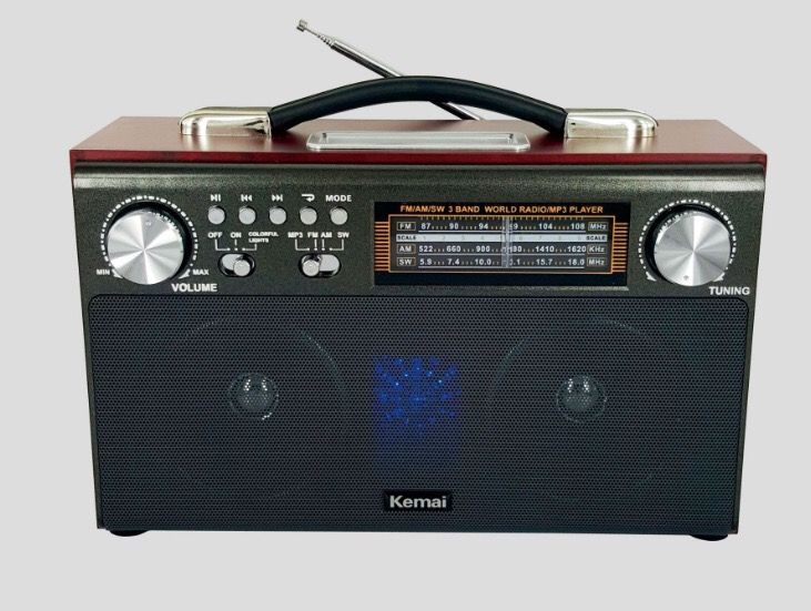 Outdoor Retro Bluetooth Speaker Home Rechargeable Portable Radio 3 Band AM FM SW Radio With USB TF AUX Player Extension Anten