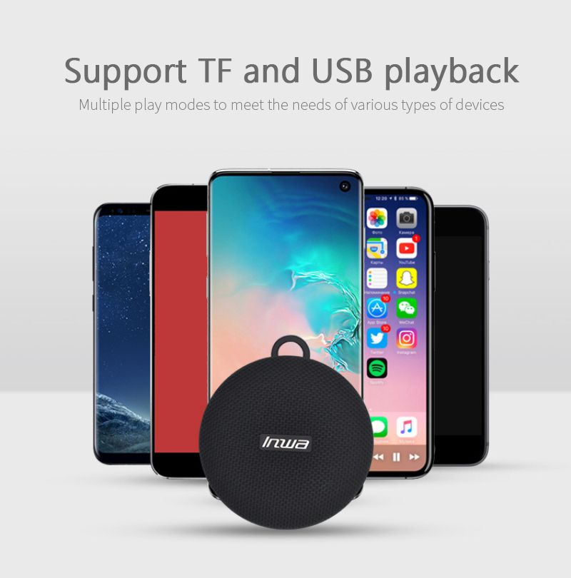 MZ-360 Wireless Bluetooth Bicycle Portable Speaker TF USB IPX7 Waterproof And Drop-proof For Outdoor Music Sound Bike Mount