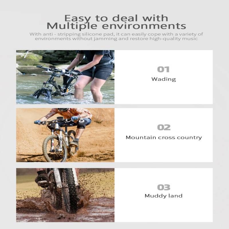 MZ-360 Wireless Bluetooth Bicycle Portable Speaker TF USB IPX7 Waterproof And Drop-proof For Outdoor Music Sound Bike Mount