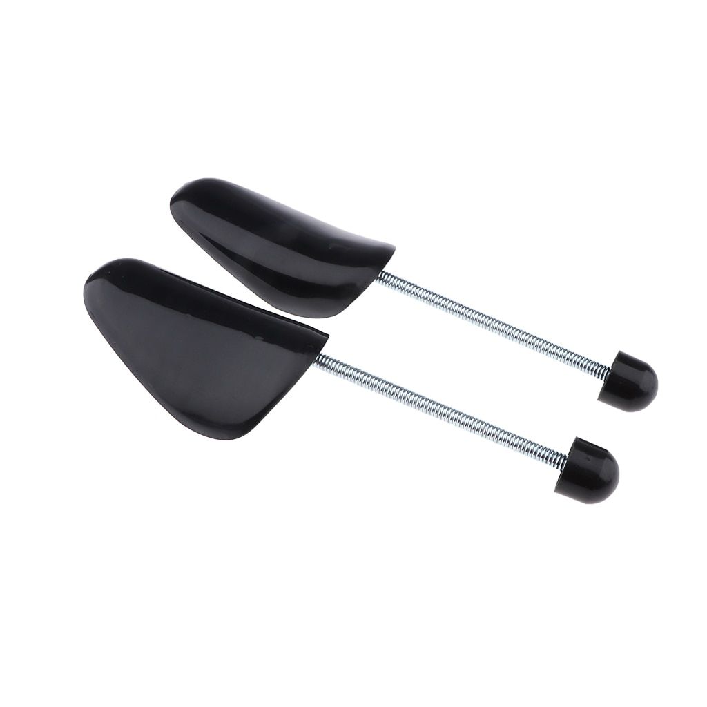 Plastic Adjustable Mens Shoe Tree Stretcher Boot Holder With Tension Spring Coil 30*8cm