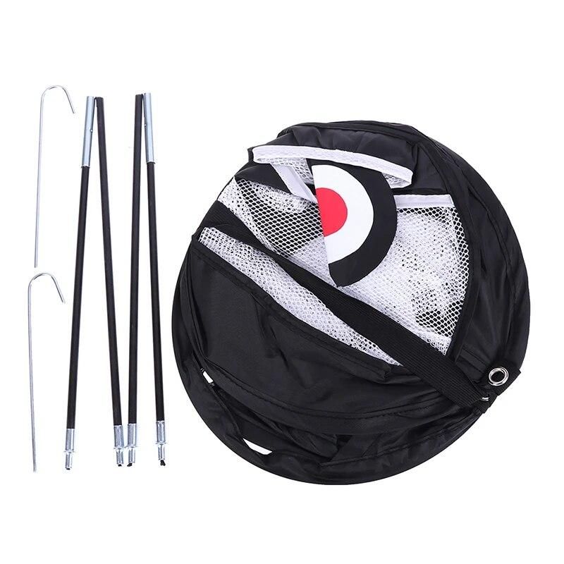 Golf Supplies Golf  Practice Cutting Rod Net Storage Carrying Convenient Practice Net Folding Memory Metal new