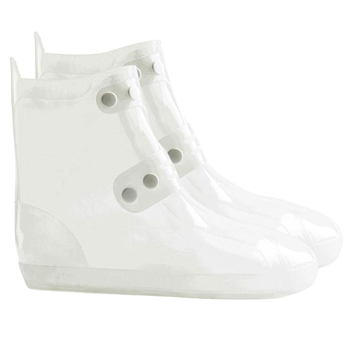 1 Pair Overshoes Reusable Rain Boot Covers Protective Gear White