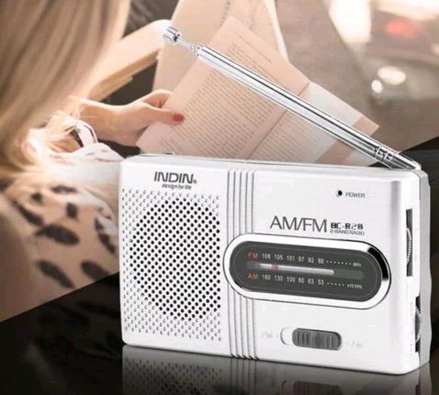 Portable AM/FM Telescopic Antenna Mini Radio Dual Band
