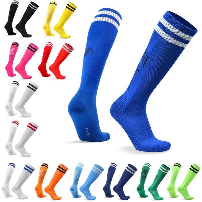 Soccer Socks Skidproof Breathable Footbll Socks Adults-L
