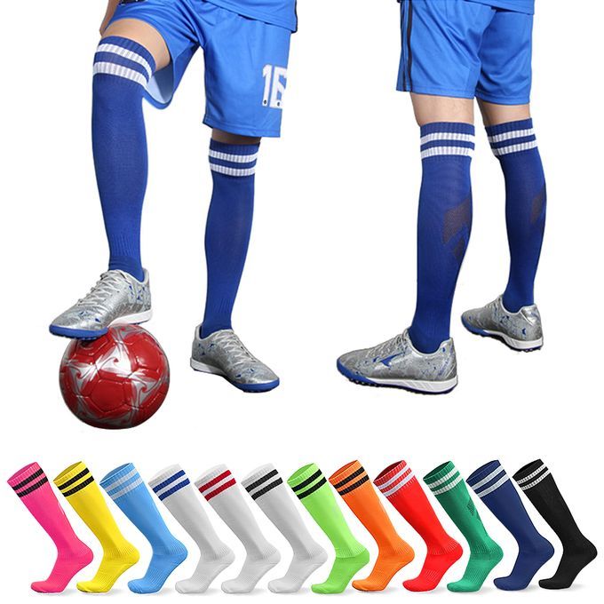 Soccer Socks Skidproof Breathable Footbll Socks Adults-L